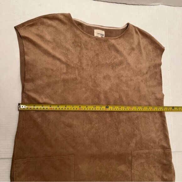 Aritzia * Wilfred Free Nori Faux Suede Shift Dress EUC L - Picture 12 of 15